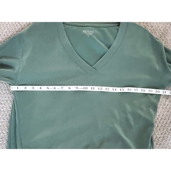 Athleta Seasoft Outfit VNeck Sweatshirt Straight Crop Pant XS SMALL *READ - Picture 12 of 13